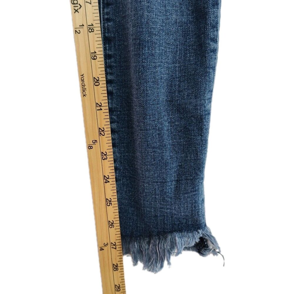Lucky Brand Stella Skinny Distressed Cropped Women's Jeans, Size 00/24, Raw Hem - Picture 6 of 13